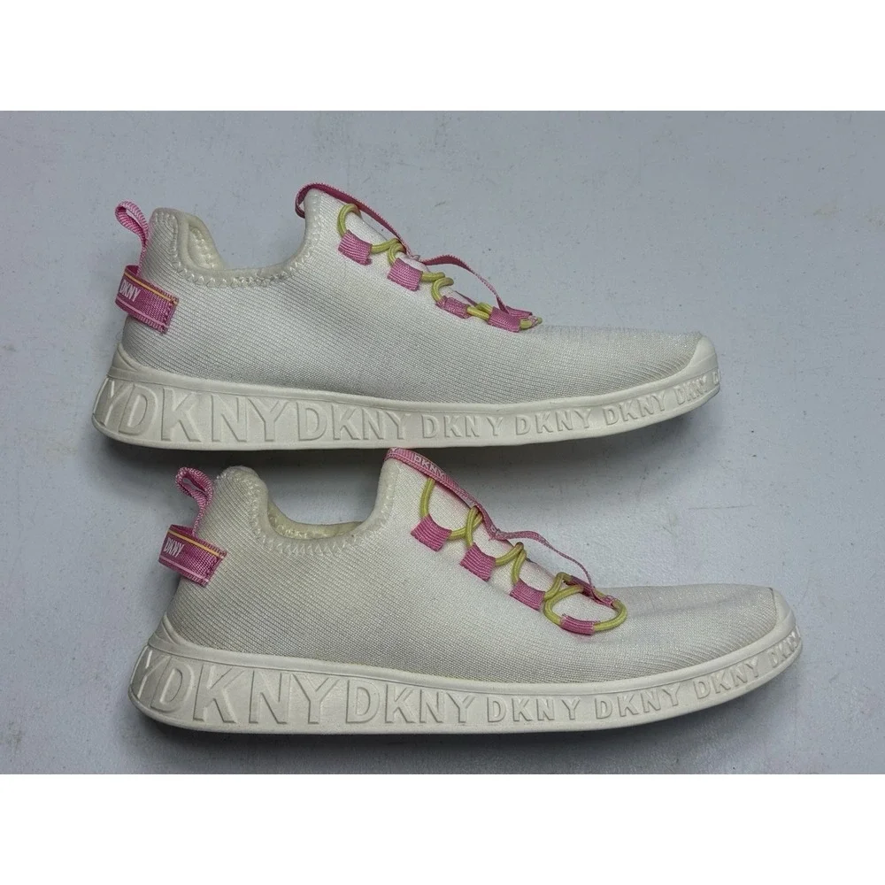 DKNY Sparkle‎ Pink Slip On Sneakers Toddler Girls Size 5 Y2K